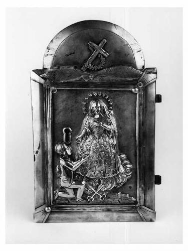 Madonna Addolorata (sportello di tabernacolo) - manifattura napoletana (sec. XIX)