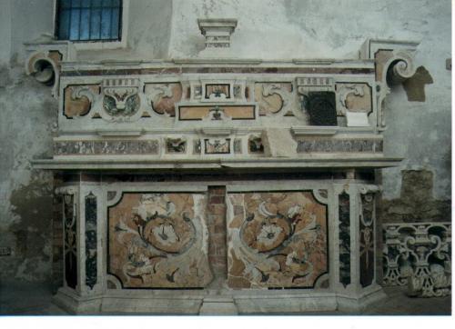 altare - ambito napoletano (metà sec. XVIII)