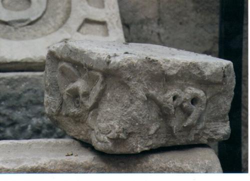 pulvino, frammento - ambito Italia meridionale (seconda metà sec. XII)