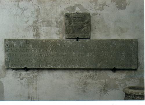 lapide - bottega pugliese (sec. XVII)