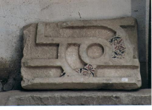 lastra, frammento - ambito Italia meridionale (sec. XI)