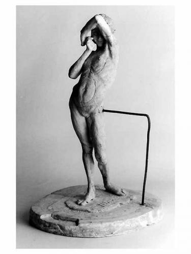 Alba, figura femminile (statuetta) di Fiore Nicola (sec. XX)