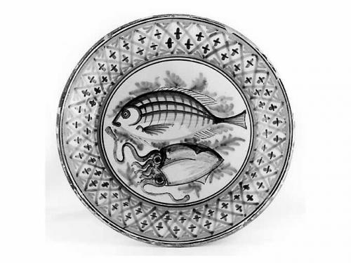 piatto - manifattura Italia meridionale (sec. XIX)