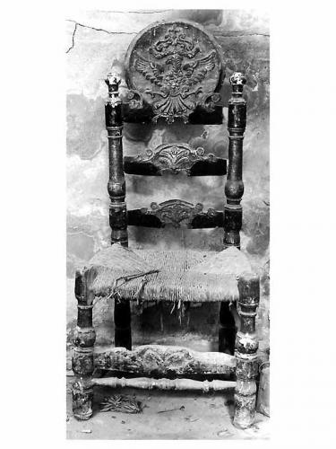 sedia - manifattura Italia meridionale (seconda metà sec. XVIII)