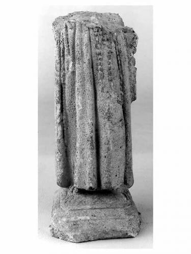 Sant'Antonio da Padova (statuetta, frammento) - ambito Italia meridionale (seconda metà sec. XIX)