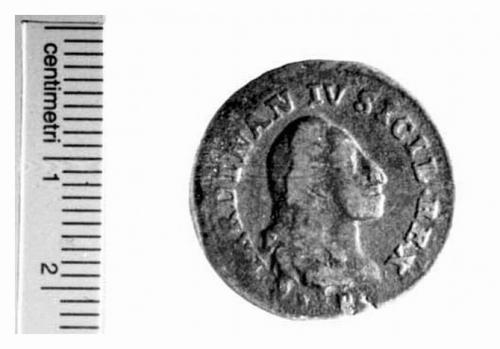 moneta - tornese di Perger Domenico (sec. XIX d.C)