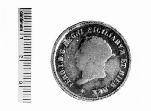 moneta - 5 tornesi (sec. XIX d.C)