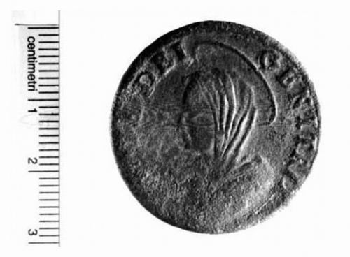 moneta - 5 baiocchi (sec. XVIII d.C)