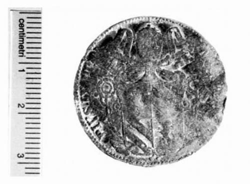 moneta - baiocco (sec. XIX d.C)