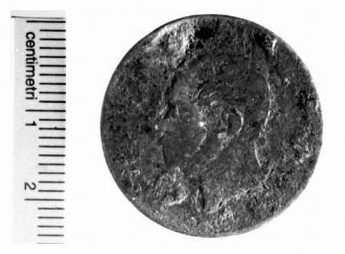 moneta - 5 centesimi (sec. XIX d.C)