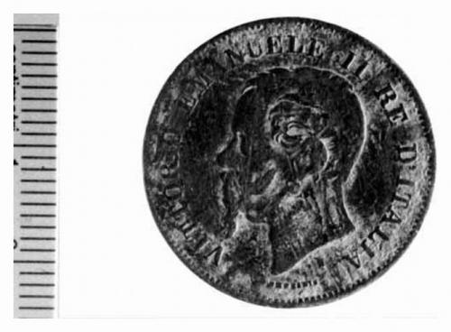 moneta - 3 centesimi (sec. XIX d.C)