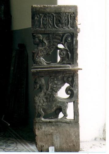stalli del coro, frammento - ambito Italia meridionale (sec. XVII)