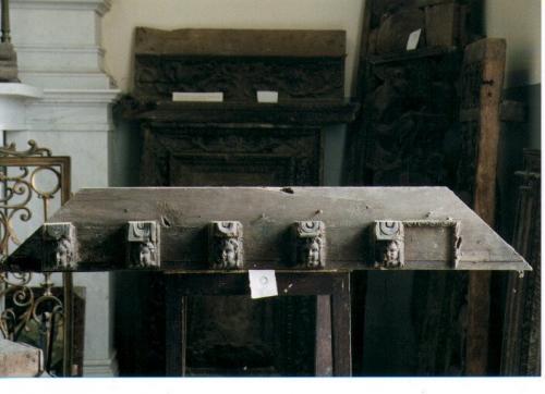 stalli del coro, frammento - ambito Italia meridionale (sec. XVII)