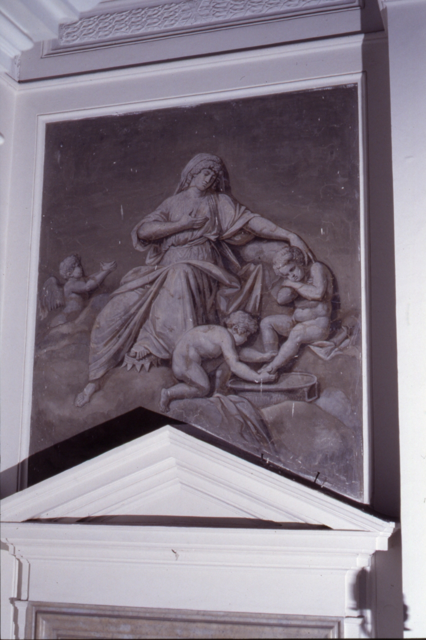 figura allegorica femminile (dipinto) di Cammarano Giuseppe (sec. XVIII)