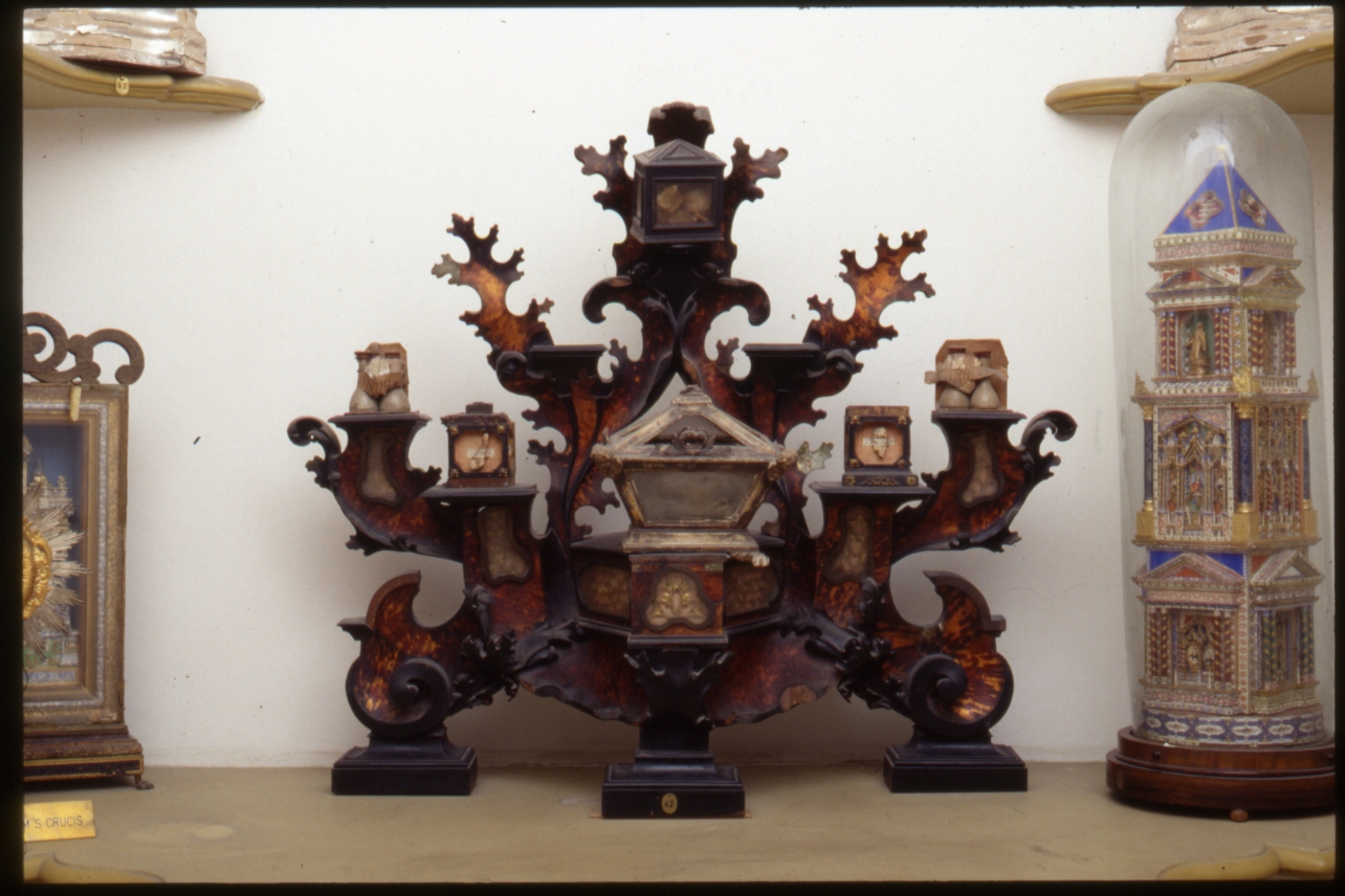 reliquiario - bottega napoletana (inizio sec. XVIII)