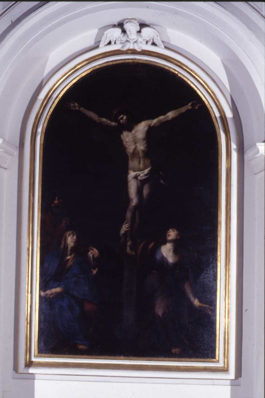 crocifissione di Cristo (dipinto) di Vaccaro Andrea (secondo quarto sec. XVII)