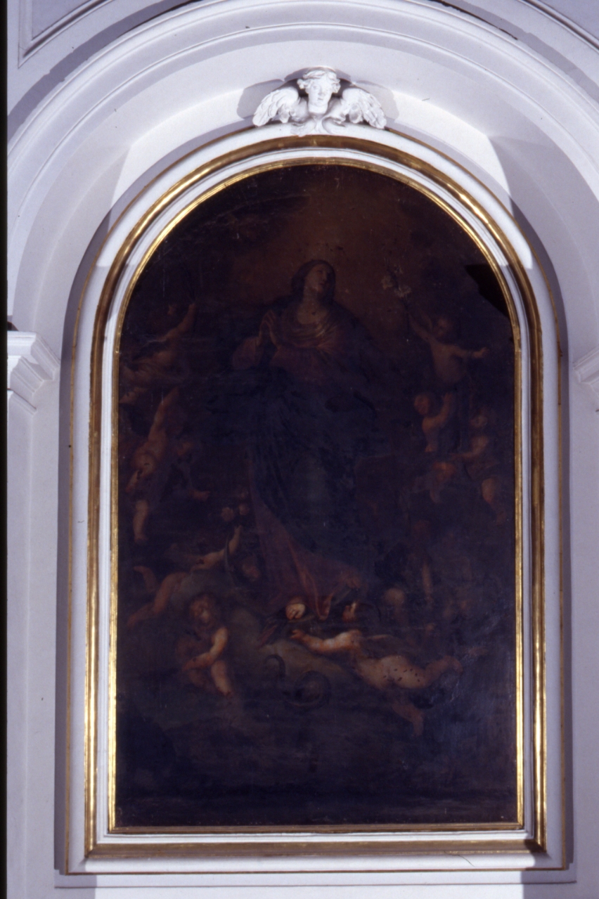 Immacolata Concezione (dipinto) di Del Santo Marco Antonio (sec. XVII)