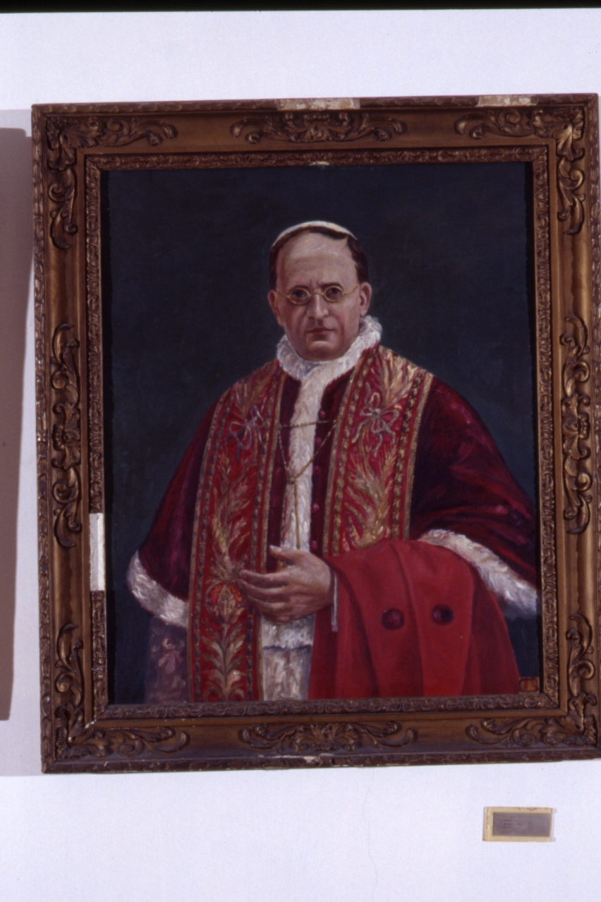 ritratto di Papa Pio XI (dipinto) di Vollaro Pietro (sec. XX)