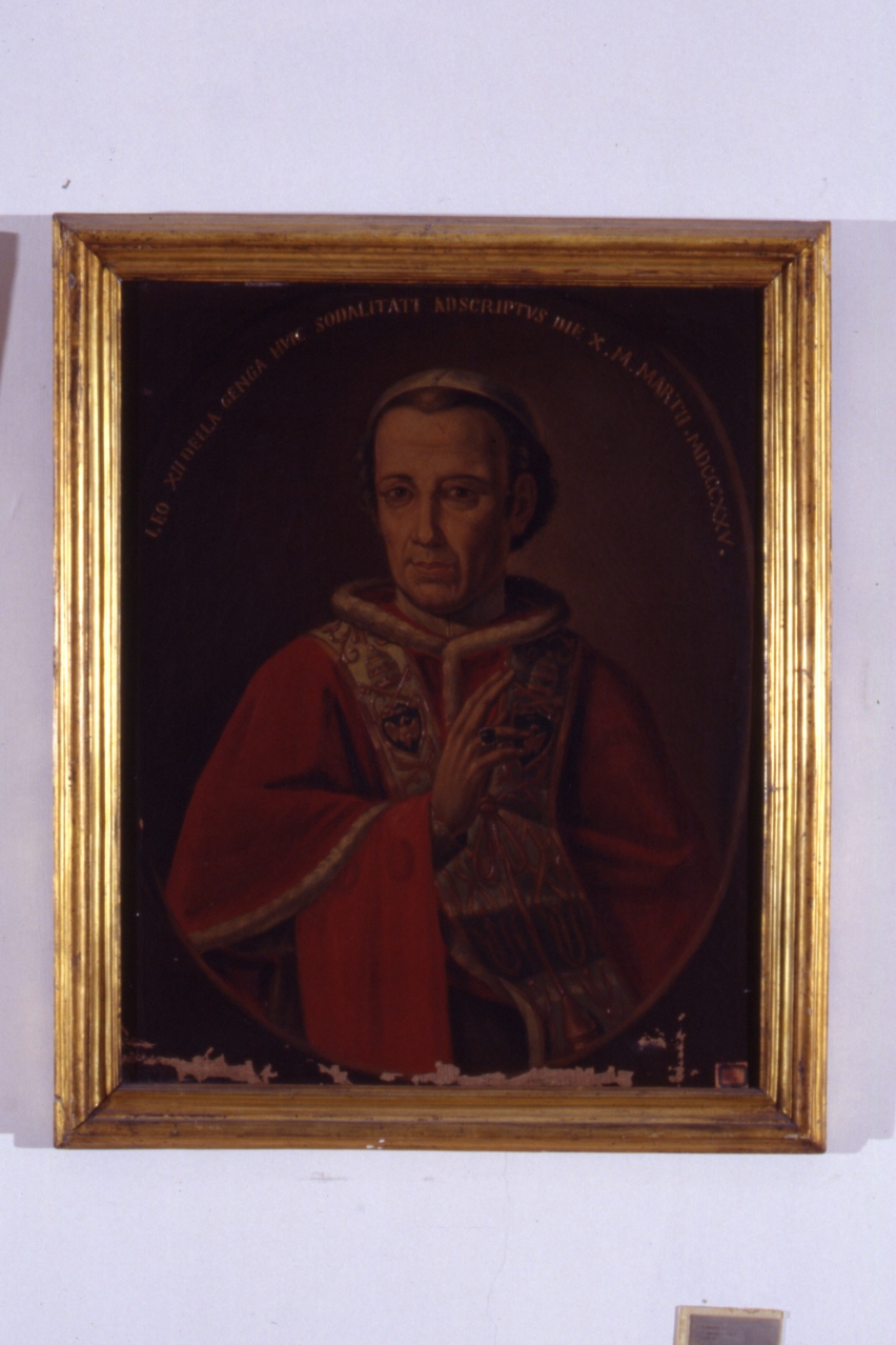 ritratto di papa Leone XII (dipinto) - ambito napoletano (sec. XIX)