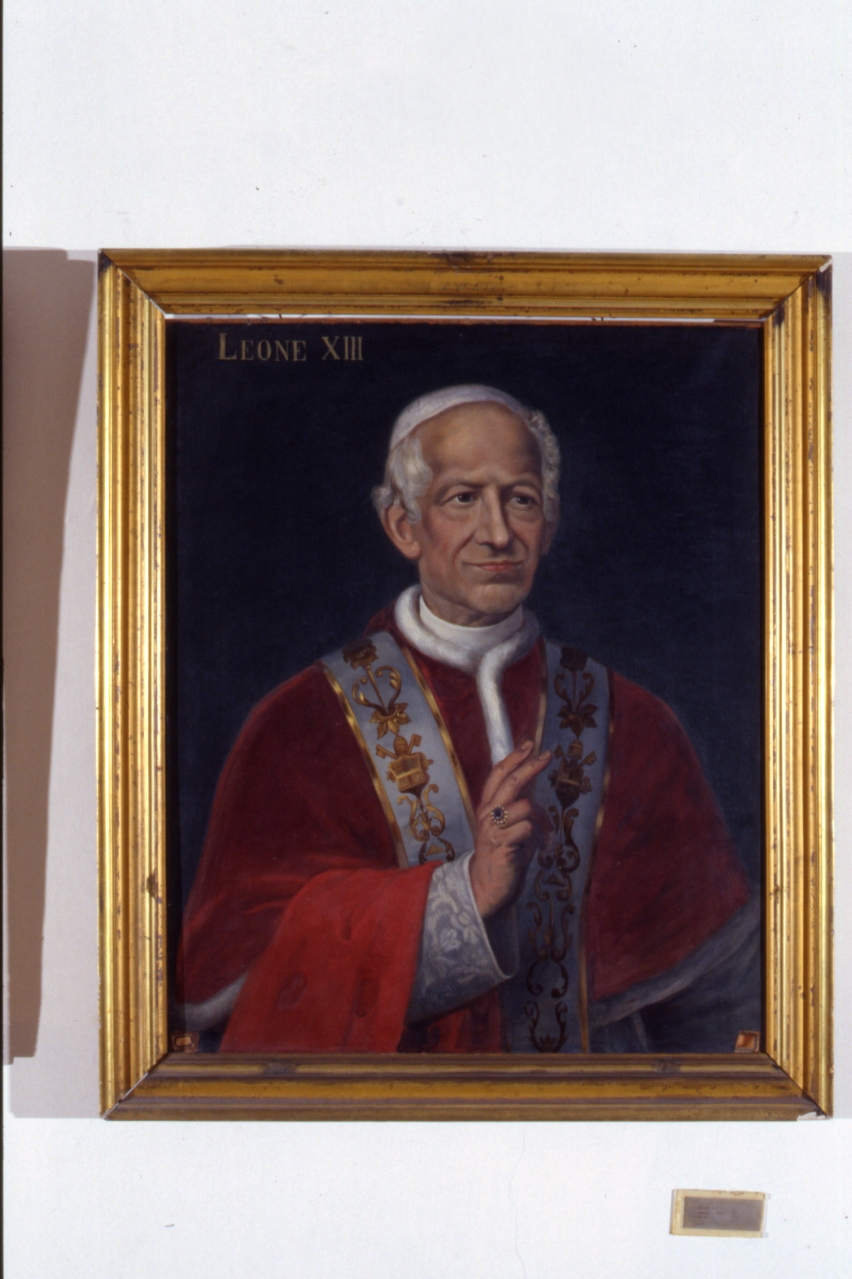 ritratto di Papa Leone XIII (dipinto) di Iovine Achille (sec. XIX)