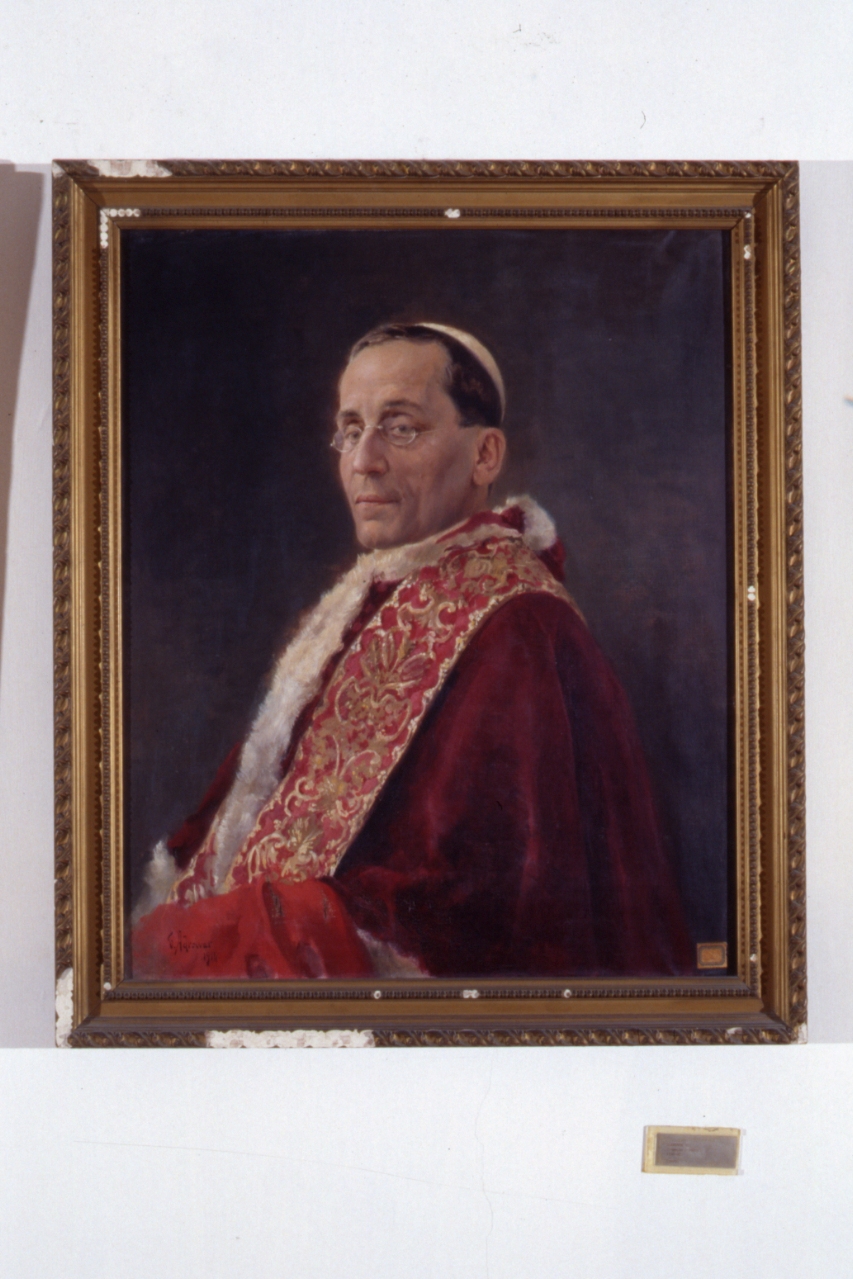 ritratto di papa Benedetto XV (dipinto) di Adrower G (sec. XX)