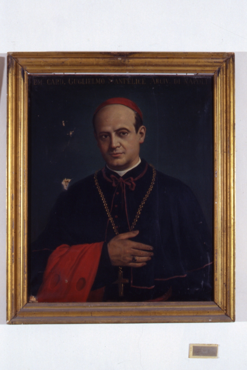 ritratto del cardinale Guglielmo Sanfelice (dipinto) di Iovine Achille (sec. XIX)