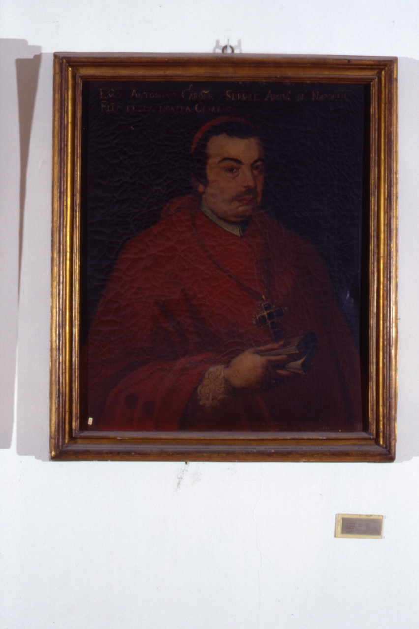 ritratto del cardinale Antonino Sersale (dipinto) di Papillo Nicola (sec. XVIII)