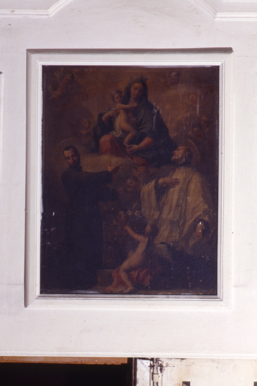 Madonna con Bambino e Santi (dipinto) di Bonito Giuseppe (seconda metà sec. XVIII)