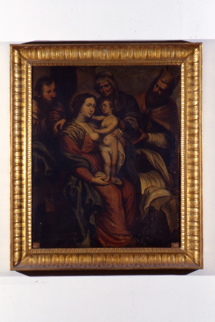 Sacra Famiglia (dipinto) di Vaccaro Andrea (metà sec. XVII)