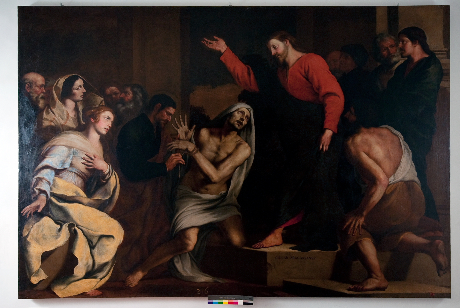 resurrezione di Lazzaro (dipinto) di Fracanzano Cesare (sec. XVII)