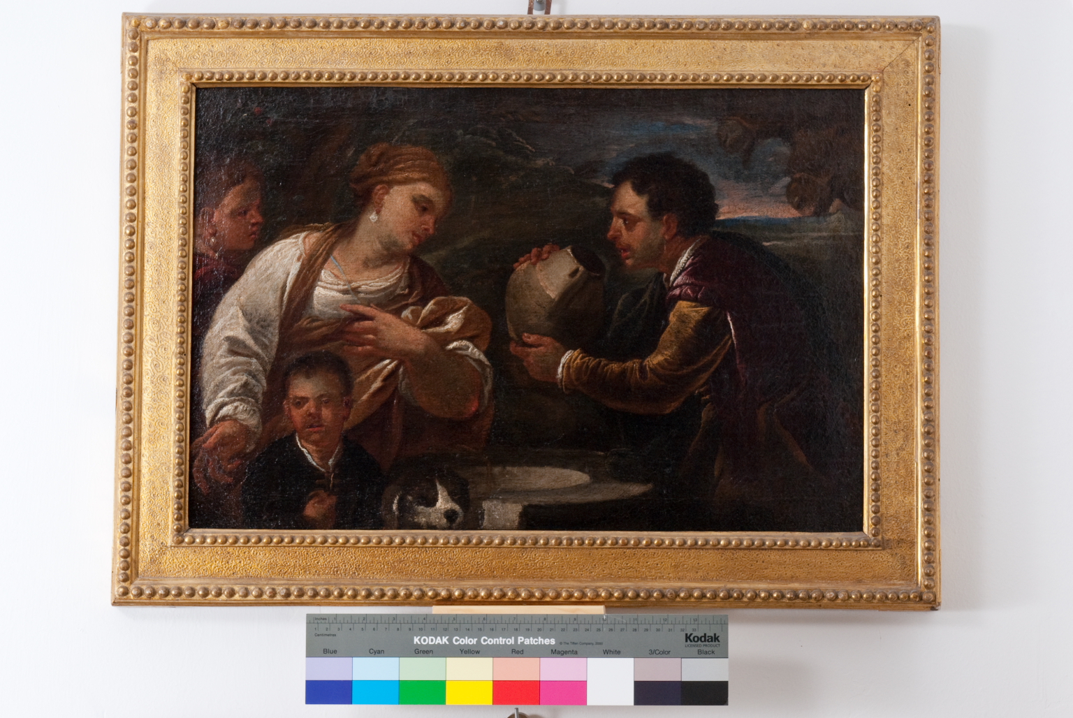Giacobbe e Rachele al pozzo (dipinto) - ambito napoletano (fine sec. XVII)