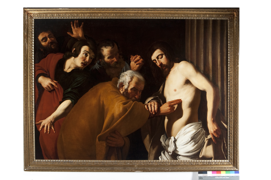 incredulità di San Tommaso (dipinto) di Baburen Dirk van (sec. XVII)