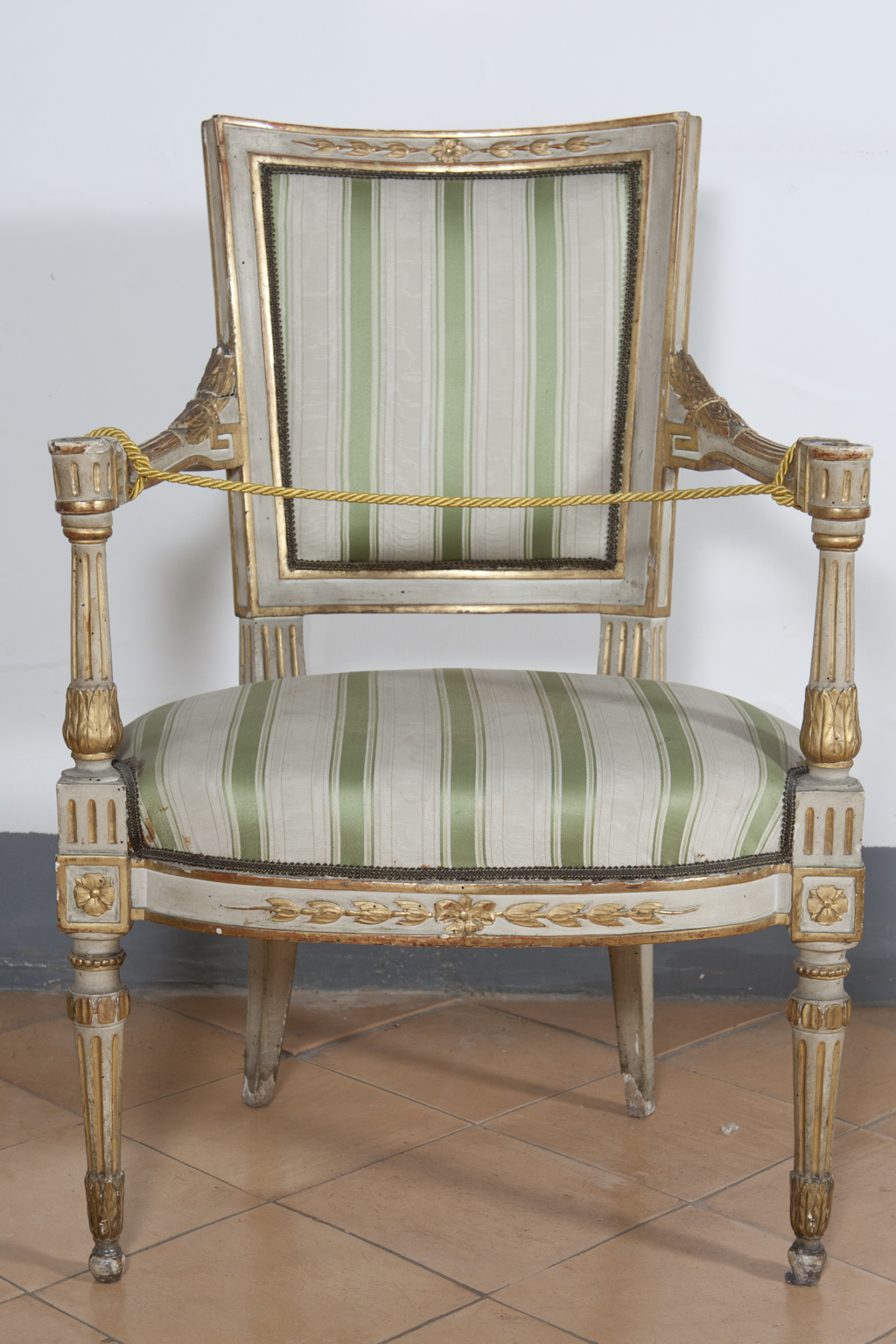 poltroncina - bottega napoletana (prima metà sec. XIX)