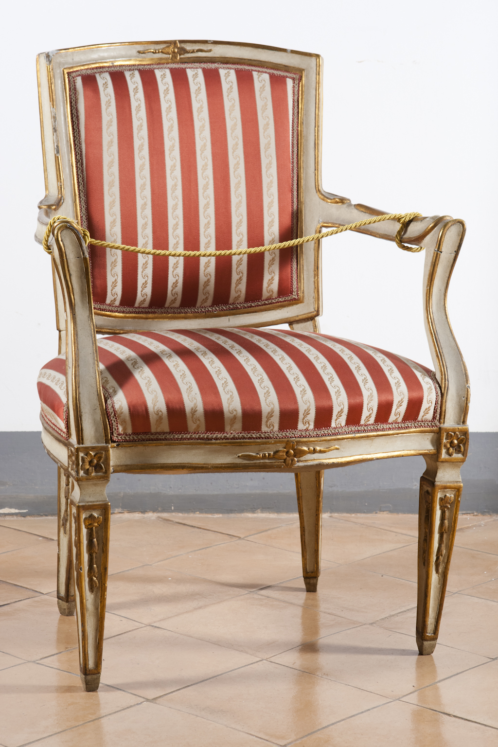 poltroncina, serie - bottega napoletana (metà sec. XIX)