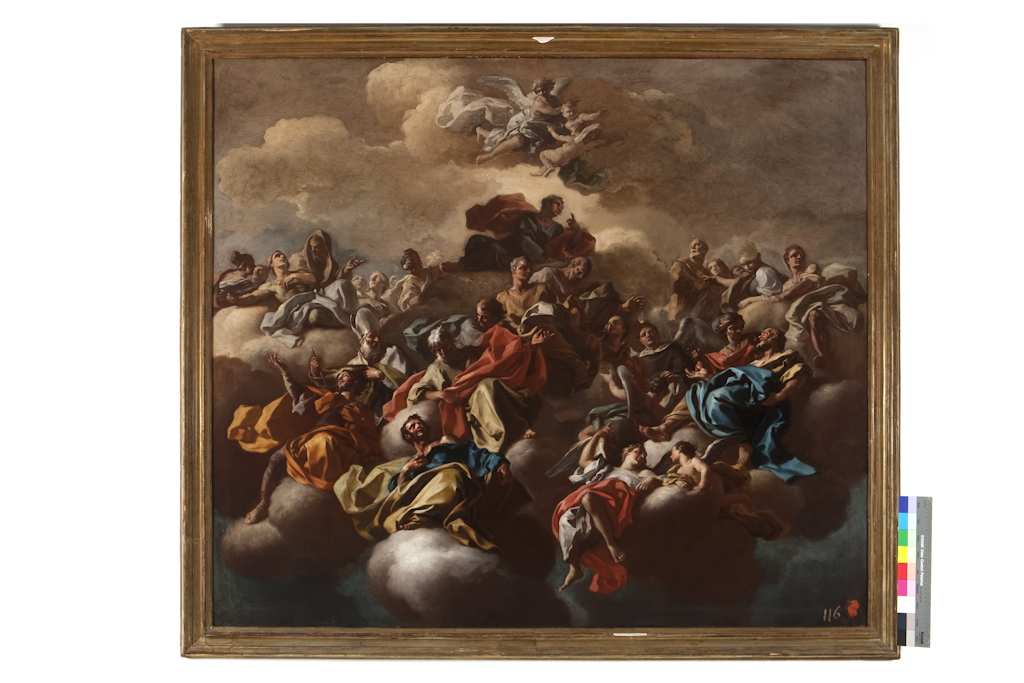 gloria di Santi (dipinto) di De Mura Francesco (sec. XVIII)