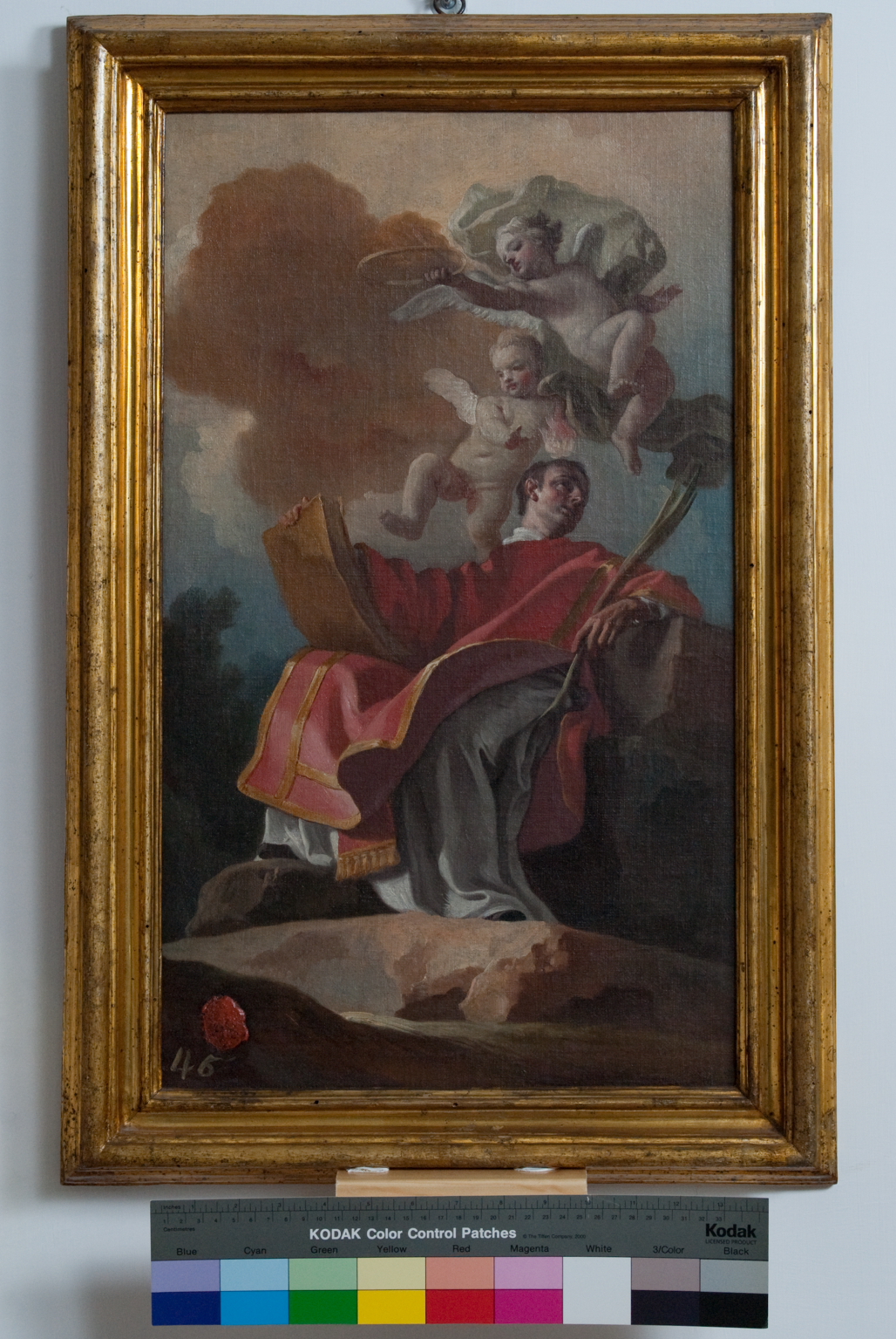 San Sossio (dipinto) di De Mura Francesco (sec. XVIII)