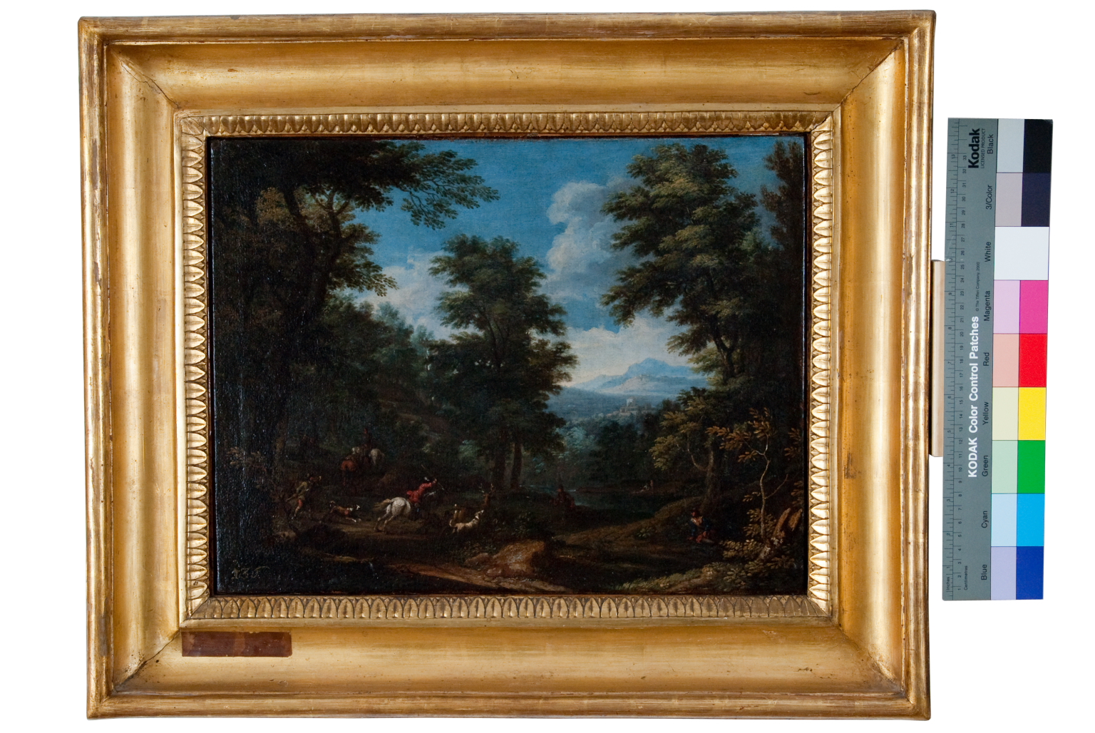 scena di caccia (dipinto) di Dughet Gaspard detto Pussino (metà sec. XVII)
