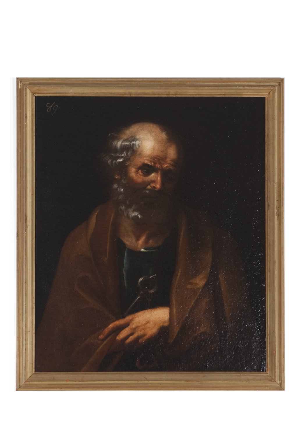 San Pietro Apostolo (dipinto) di De Ribera Jusepe detto Spagnoletto (cerchia) (metà sec. XVII)