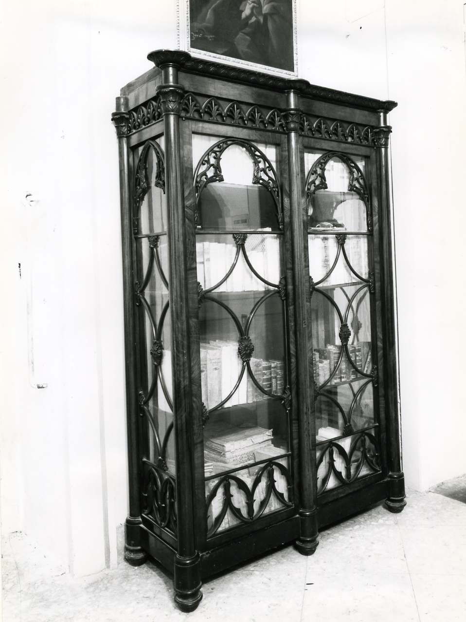 LIBRERIA, SERIE - manifattura napoletana (Seconda metà sec. XIX)