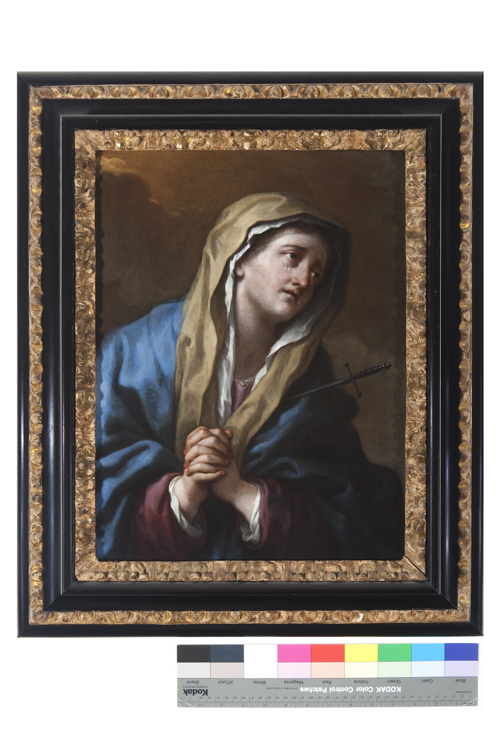 Madonna addolorata (dipinto) di Sarnelli Antonio (metà sec. XVIII)