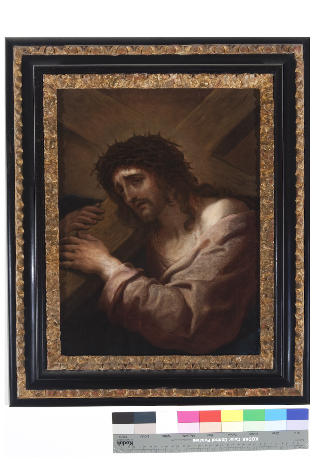 Cristo portacroce (dipinto) di Sarnelli Antonio (metà sec. XVIII)