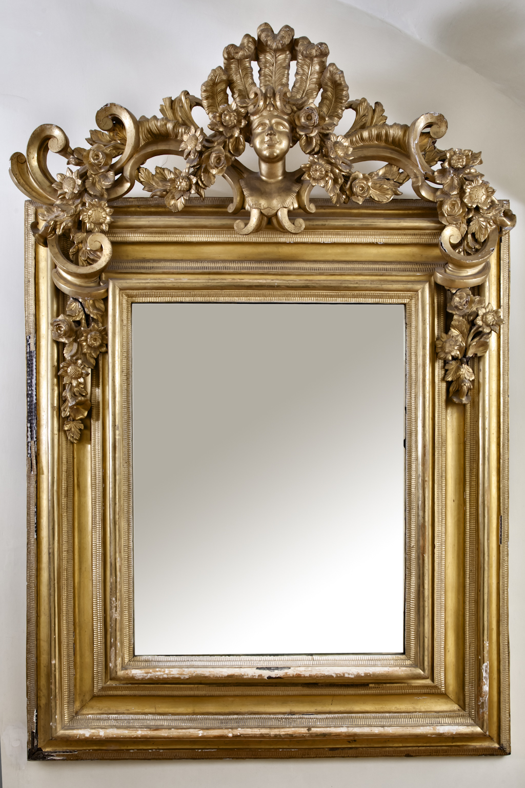 specchiera, serie - bottega napoletana (seconda metà sec. XIX)