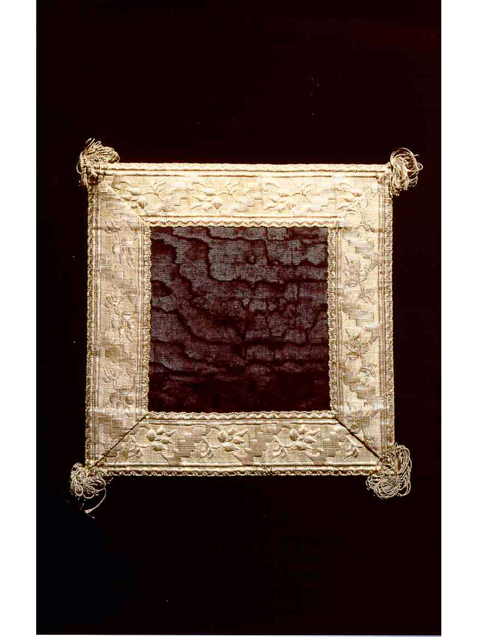 borsa, elemento d'insieme - manifattura napoletana (metà sec. XIX)