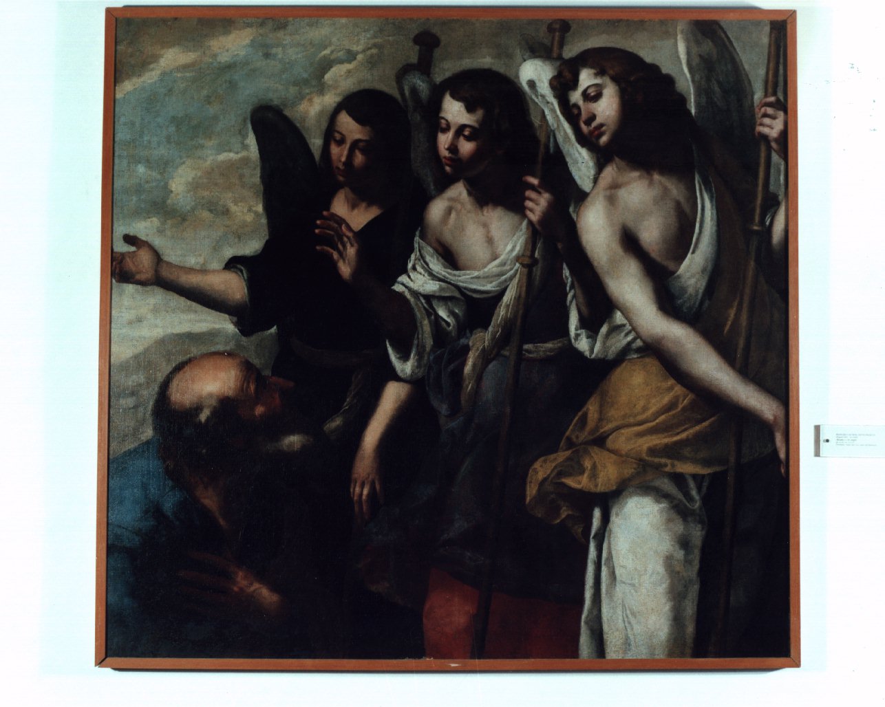 Abramo e i tre angeli (dipinto) di De Rosa Francesco detto Pacecco De Rosa (secondo quarto sec. XVII)