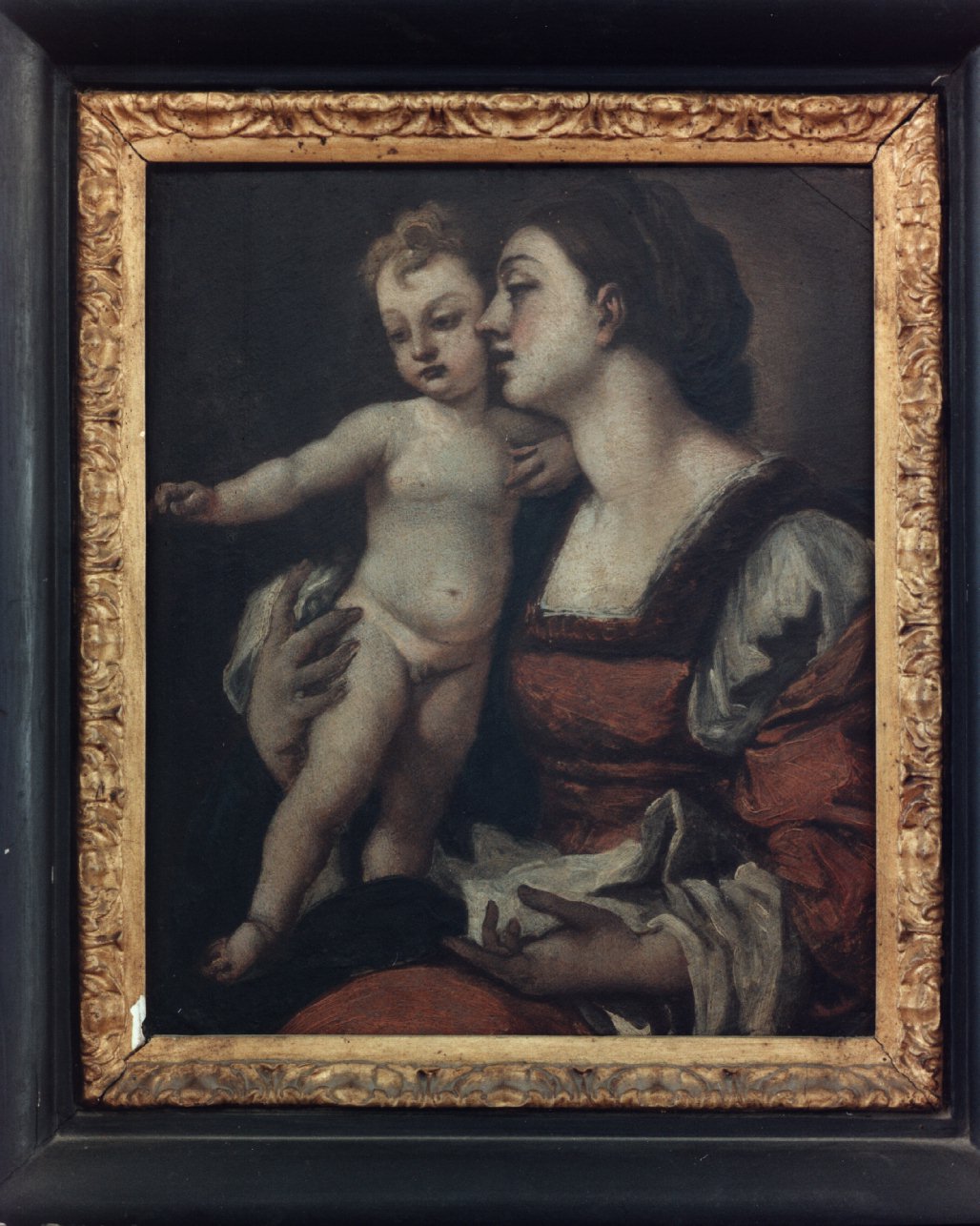 Madonna con bambino (dipinto) - ambito napoletano (sec. XVIII)