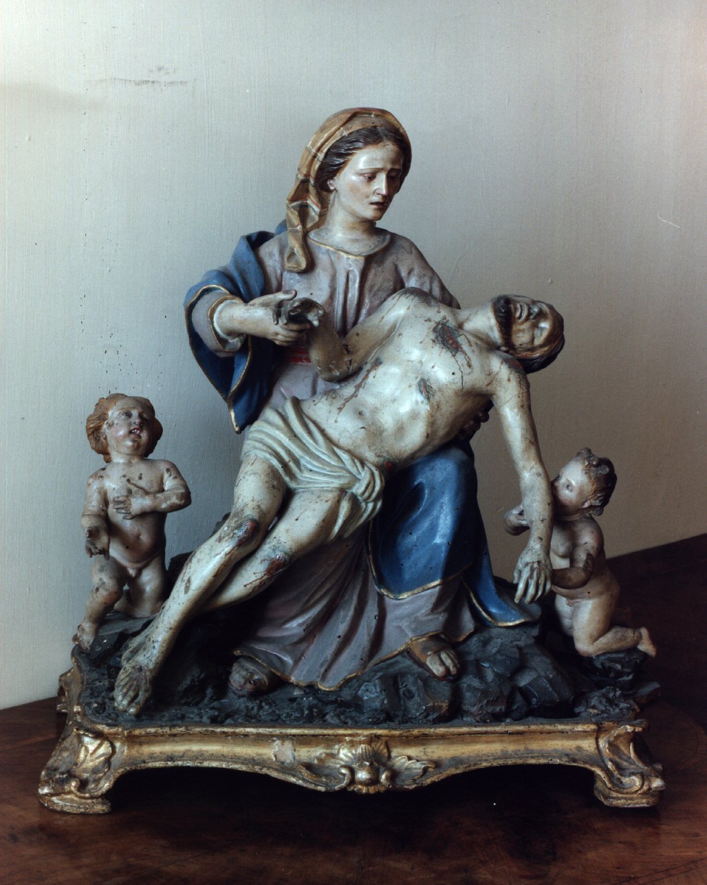 Pietà (gruppo scultoreo) - bottega napoletana (sec. XVIII)