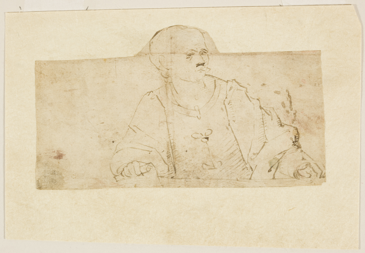 studio di profeta (disegno) di Pampurino Alessandro (attribuito) (sec. XVI)