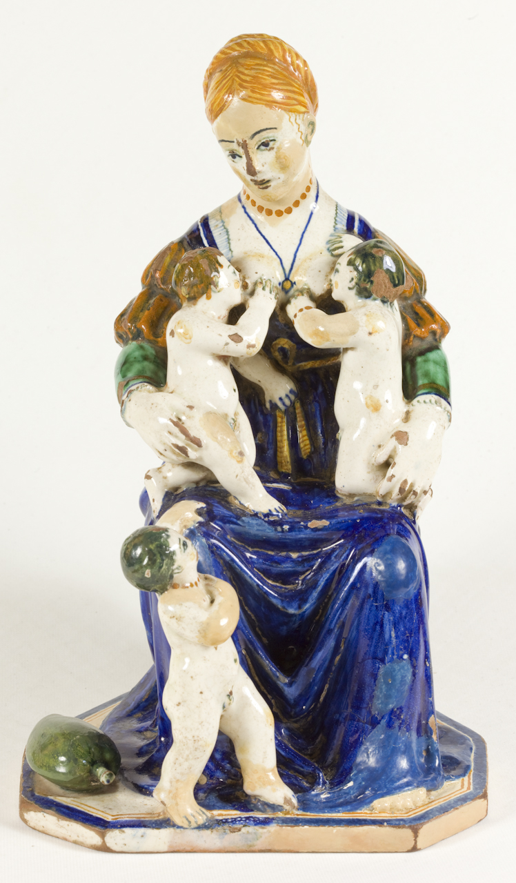 Carità (statuetta) - manifattura toscana (inizio sec. XVI)