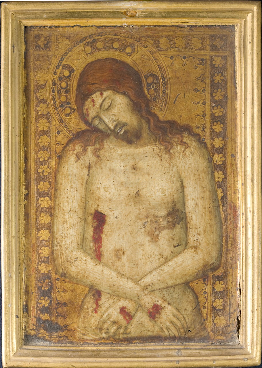 Vir dolorum (dipinto) di Martini Simone (maniera) (sec. XIV)