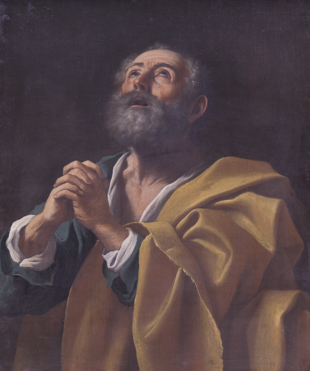 San Pietro in preghiera (dipinto) di Badalocchio Sisto (sec. XVII)